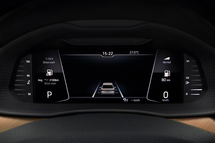 Панель приборов Skoda Scala 2019 года  (WW) (фото 35 из 78)